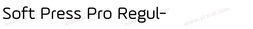 Soft Press Pro Regul字体转换